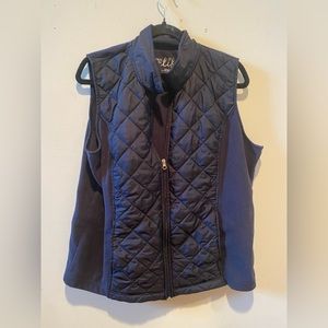 Made for Life Dark Blue Quilted Vest
